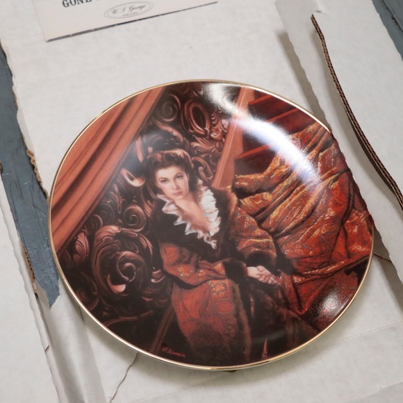 Waiting for Rhett Gone with the Wind Plate - Picture 1 of 8